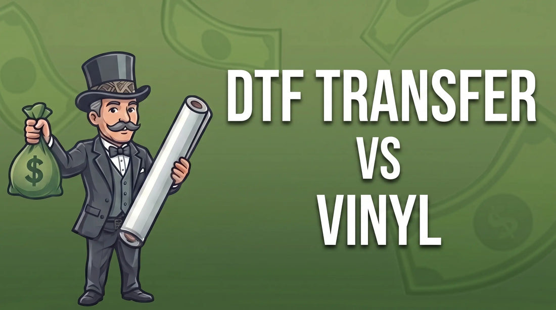 DTF vs Vinyl: What's Actually Better for Custom Shirts?