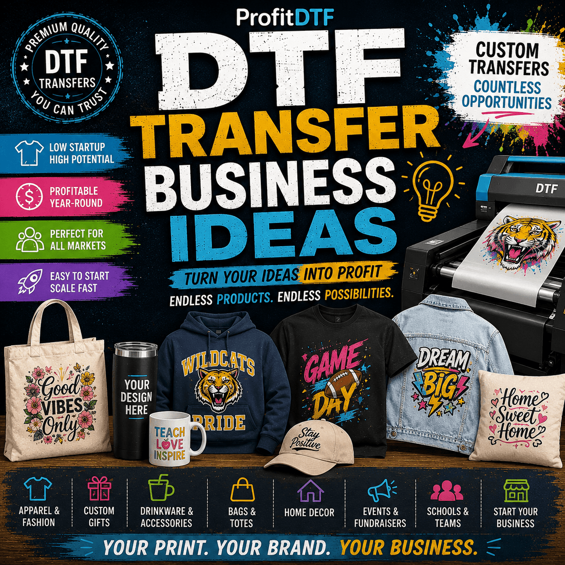 DTF Transfer Business Ideas for 2026