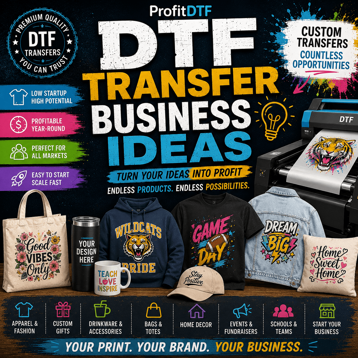 DTF Transfer Business Ideas for 2026