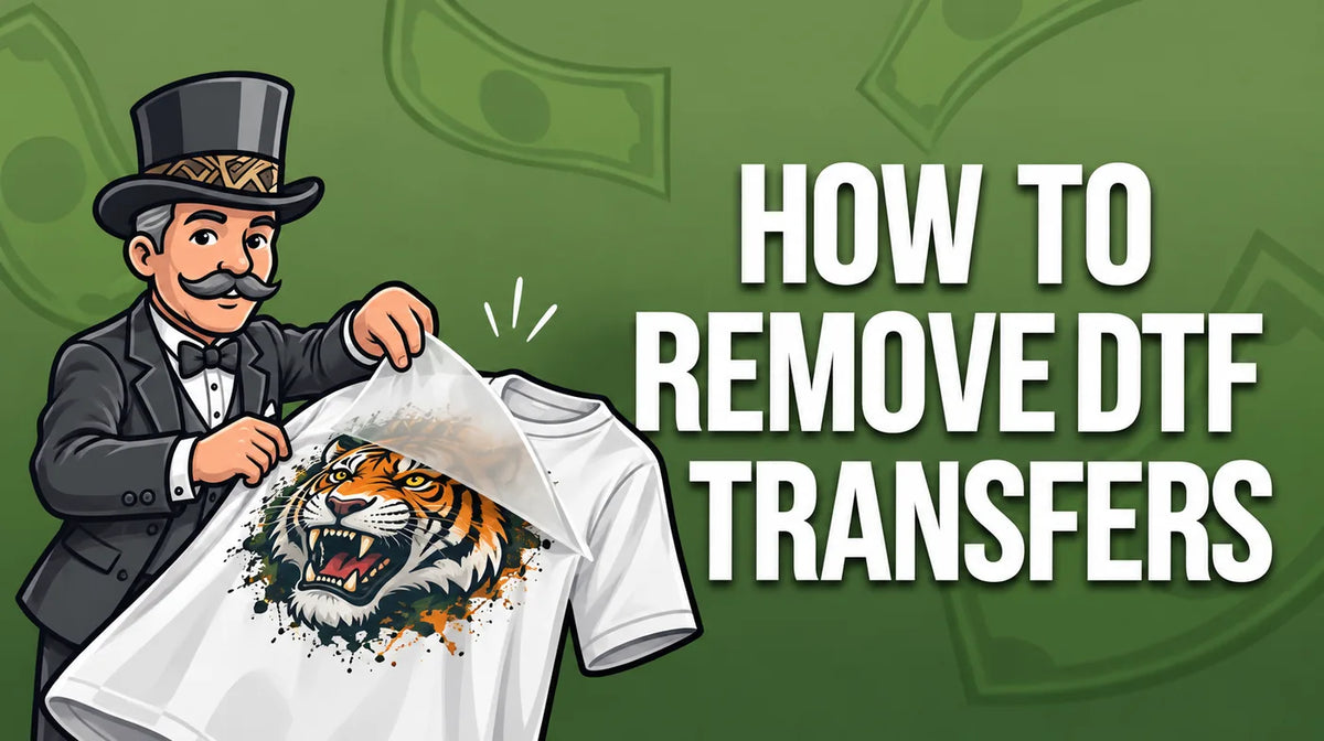 How to Remove DTF Transfers from Shirts – Profit DTF