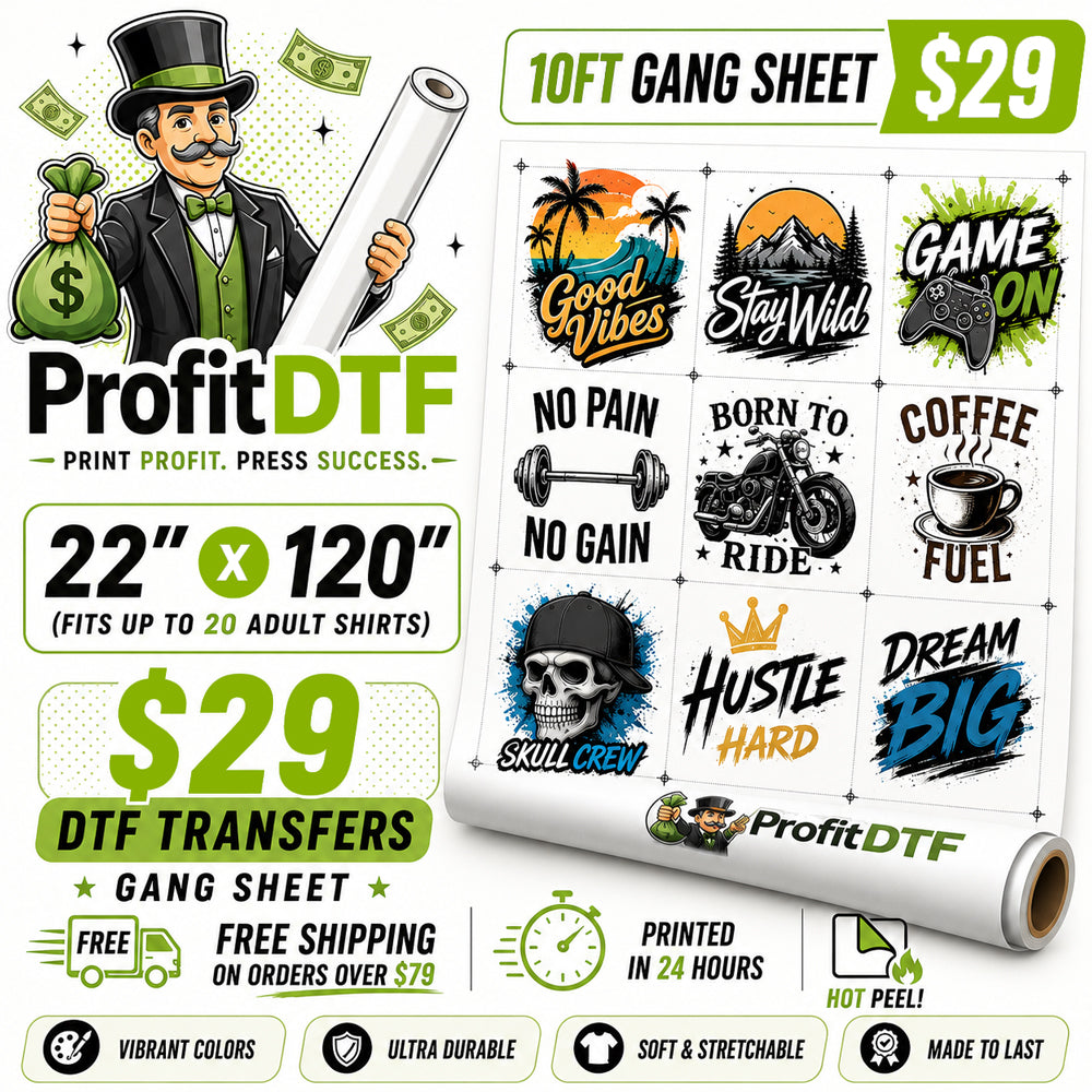 DTF Transfer Gang Sheet Upload
