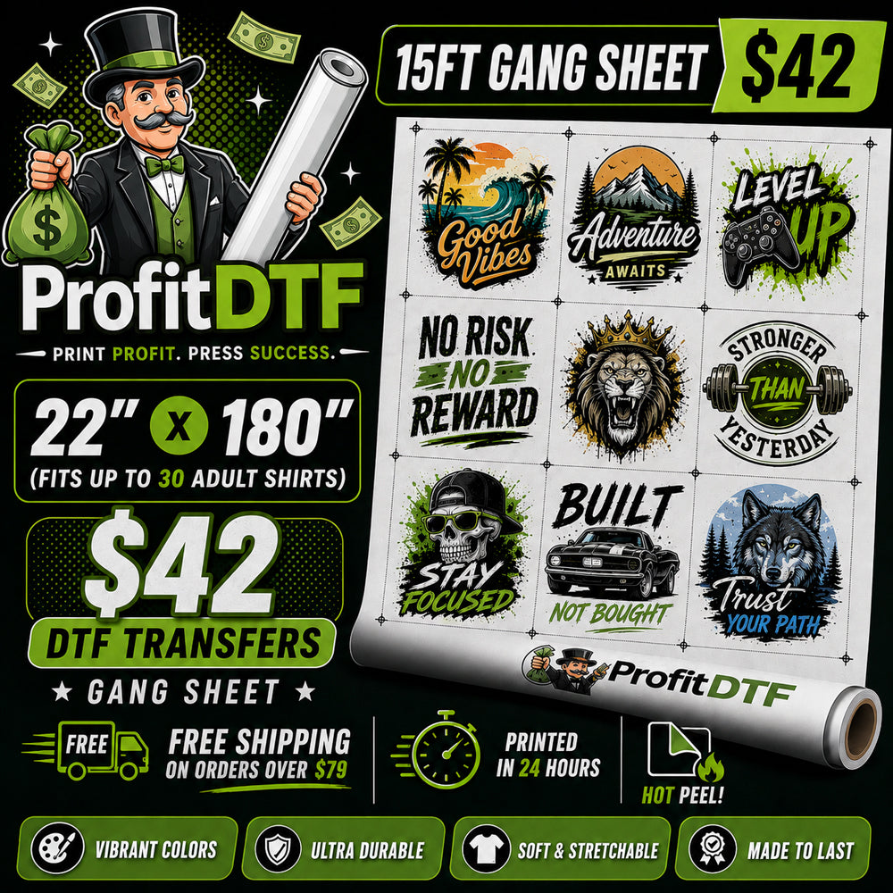 DTF Transfer Gang Sheet Builder