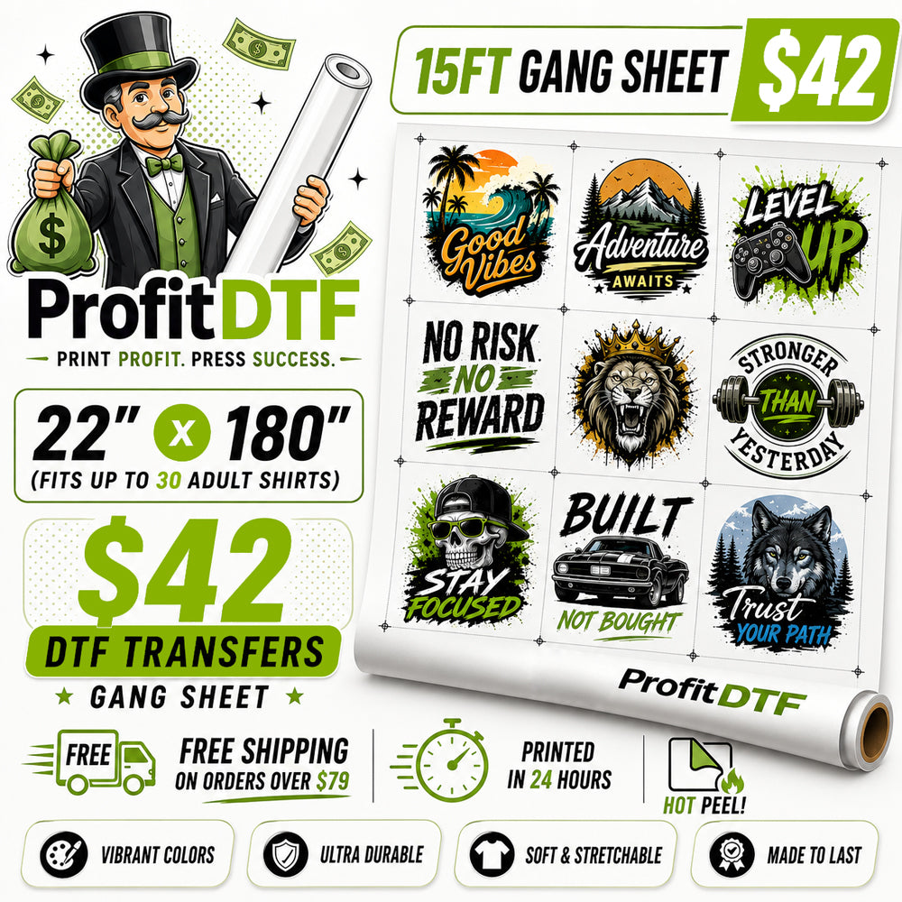 DTF Transfer Gang Sheet Upload