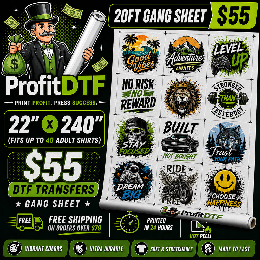 DTF Transfer Gang Sheet Builder