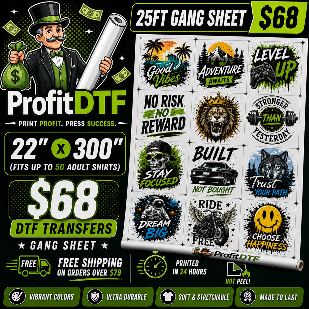DTF Transfer Gang Sheet Builder