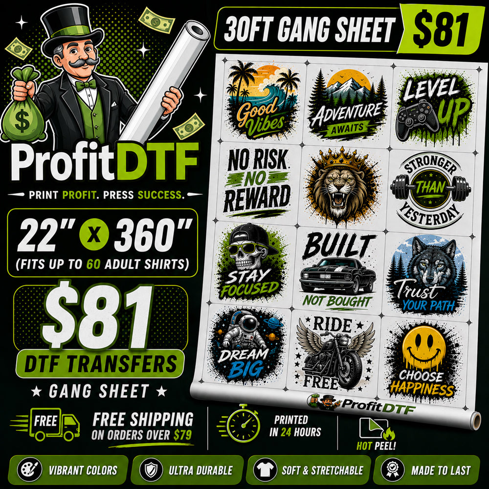 DTF Transfer Gang Sheet Builder
