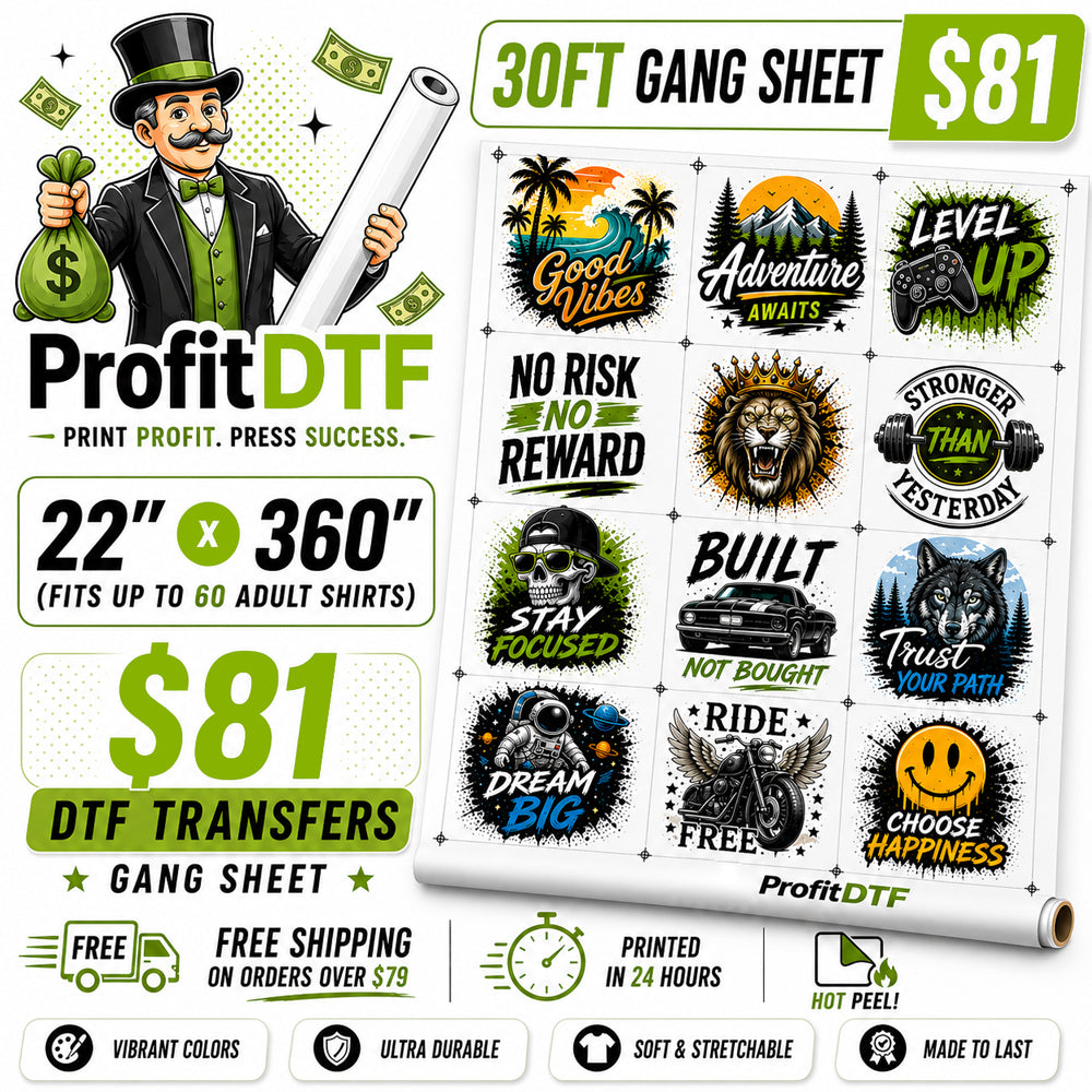 DTF Transfer Gang Sheet Upload