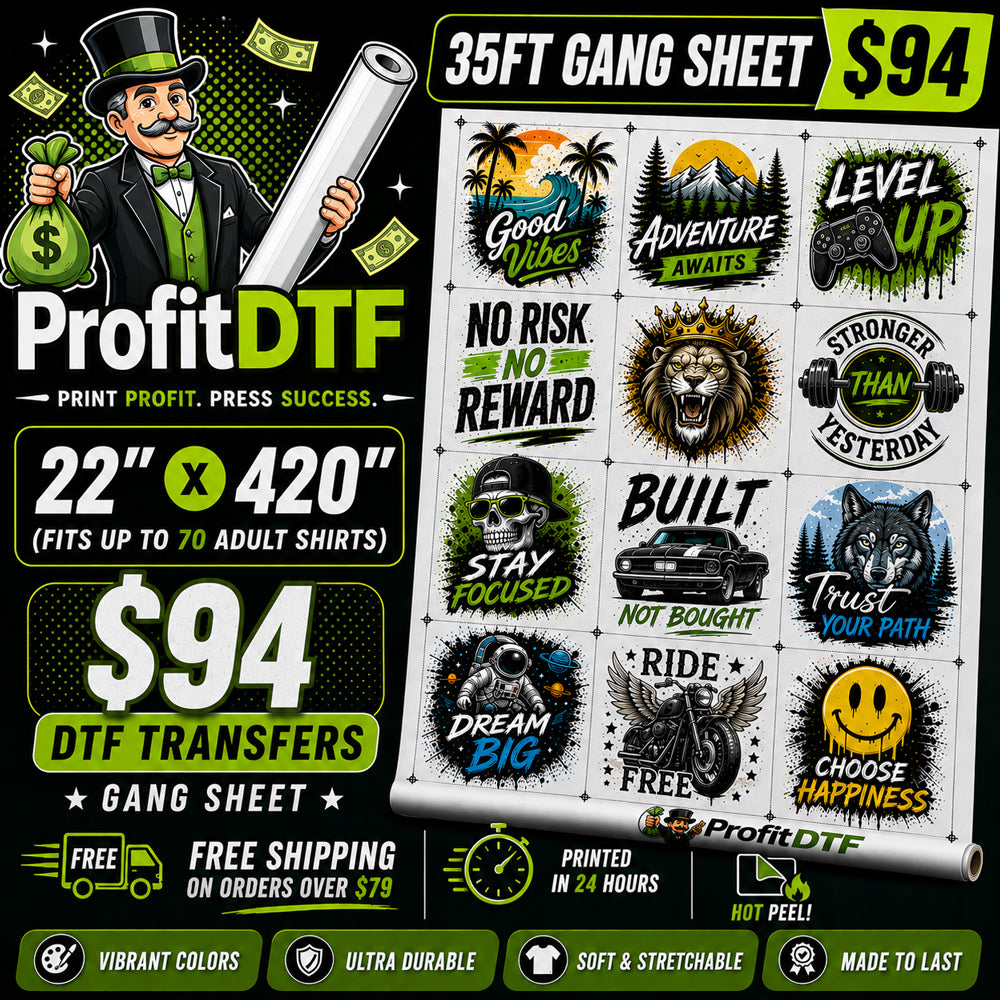 DTF Transfer Gang Sheet Builder