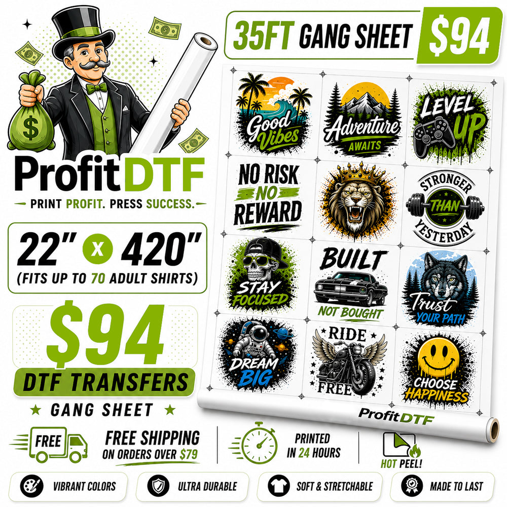 DTF Transfer Gang Sheet Upload