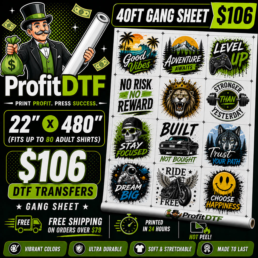 DTF Transfer Gang Sheet Builder