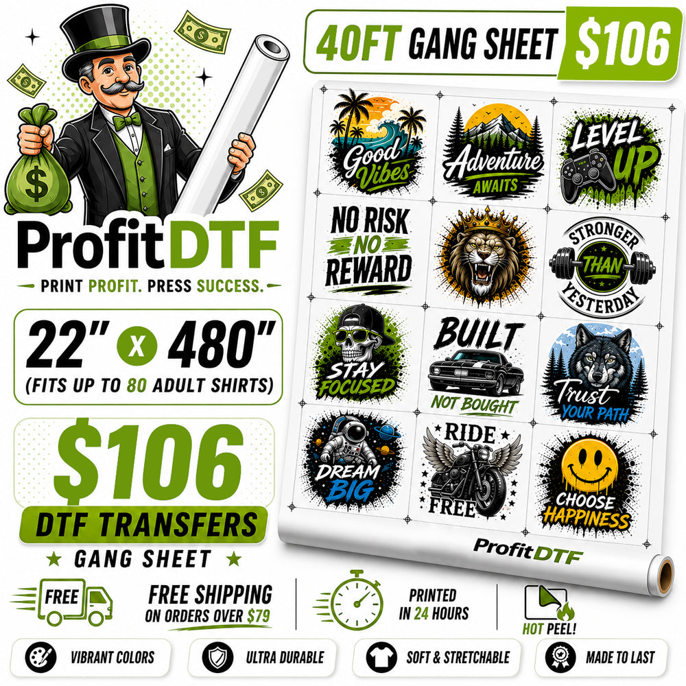 DTF Transfer Gang Sheet Upload