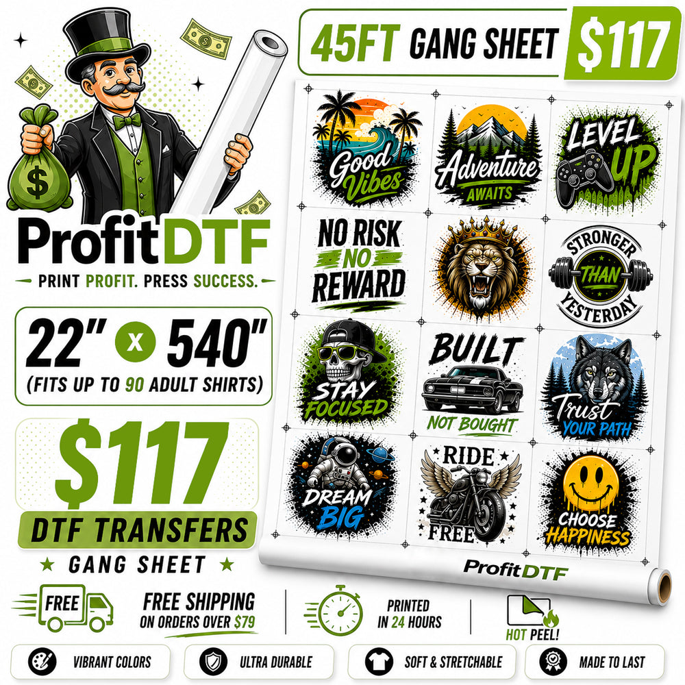 DTF Transfer Gang Sheet Upload