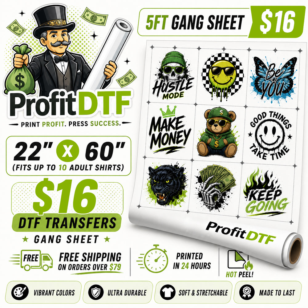 DTF Transfer Gang Sheet Upload