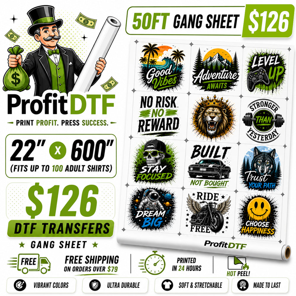 DTF Transfer Gang Sheet Upload