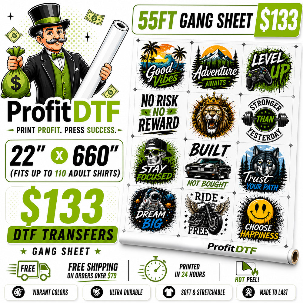 DTF Transfer Gang Sheet Upload