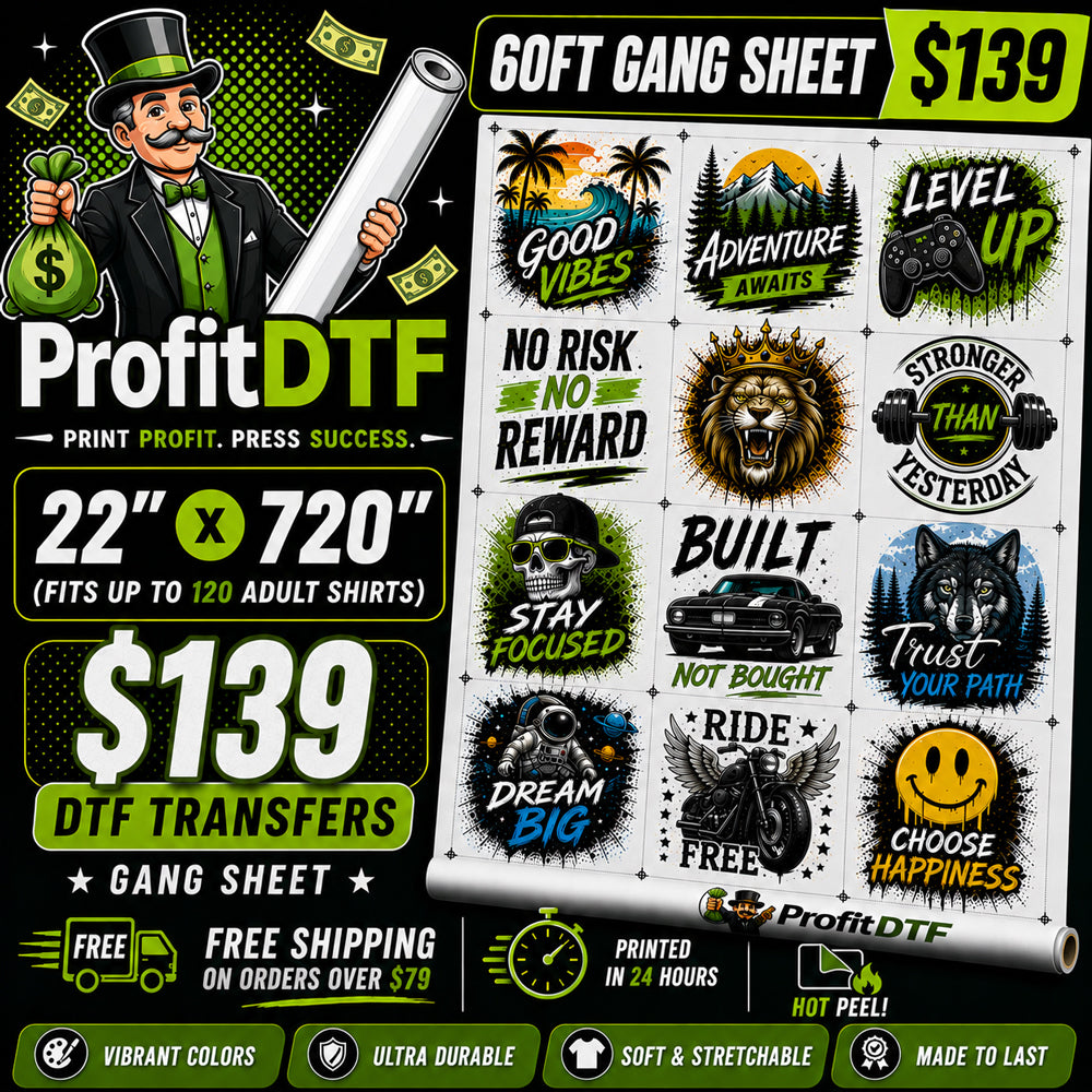 DTF Transfer Gang Sheet Builder