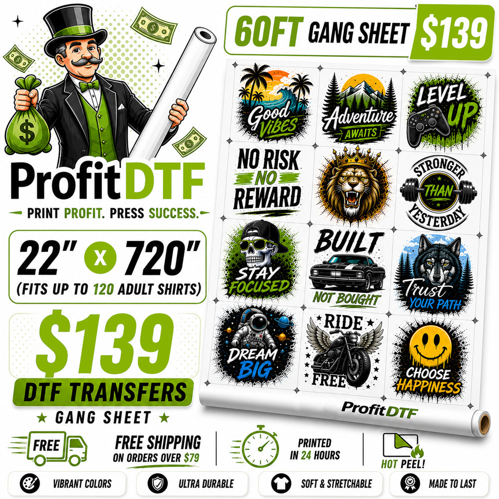 DTF Transfer Gang Sheet Upload